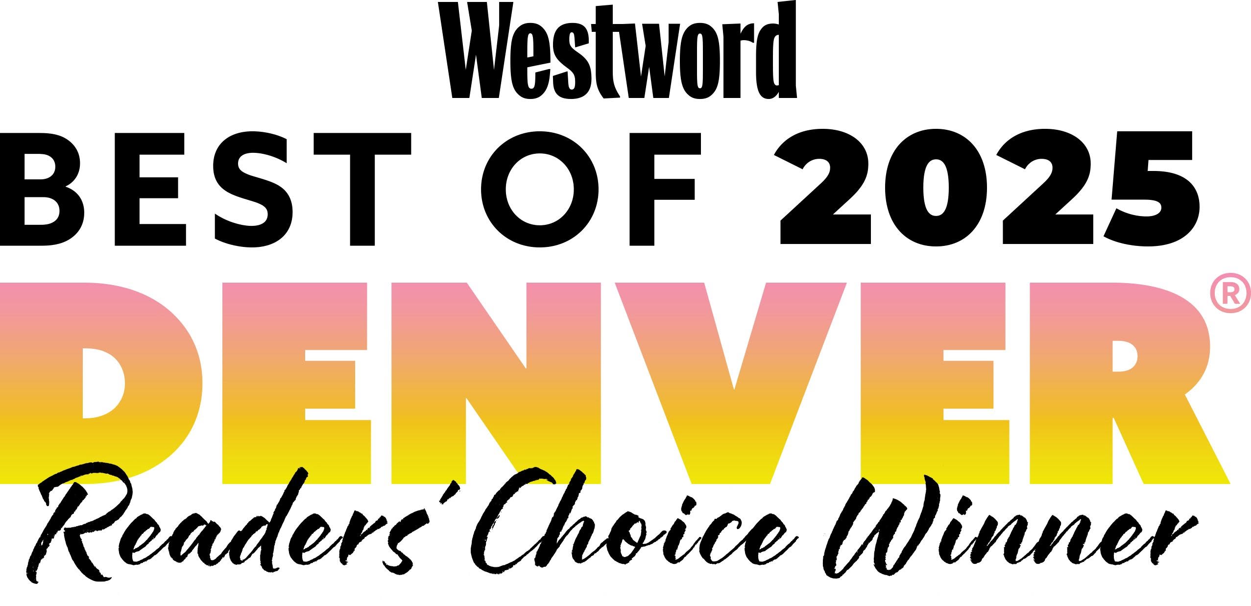 Westword Best of 2025 Denver award badge